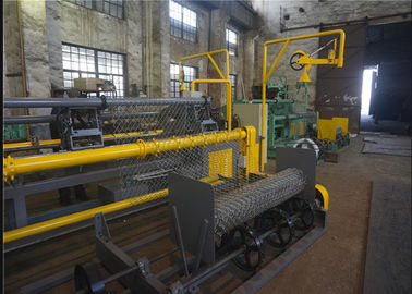 PLC Control Industrial Chain Link Fence Machine 80-120 M2/ Hour Easy To Operate